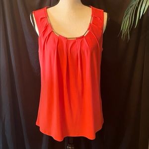 🎽NWOT NAÏF Woman’s Dressy Orange Tank Top Size M